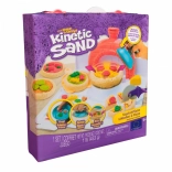kinetic sand set pizza squishpizza – ensemble créatif avec four et outils