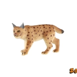 figurine en plastique de lynx boréal 8 cm