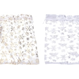 Pochette en organza avec flocons de neige de Noël 20x30 cm