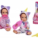 Mini poupée New Born Baby Grenouillère 12 cm