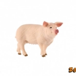 Figurine en plastique de cochon domestique 10 cm