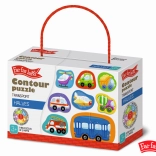 Puzzles silhouettes transport 8 images – FAR FAR LAND