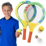 Raquettes de plage Woopie pour badminton – set pour enfants