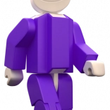 Lot de figurines Seváček violet SEVA – grand et petit