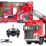 Camion de pompiers avec bras Télécommande RC pulvérisation lumières