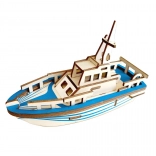 Puzzle 3D en bois Bateau