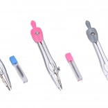 Compas avec mines de rechange