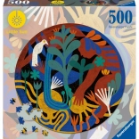 Puzzle RAVENSBURGER 500 pièces – Petits soleils : Changement (circulaire)