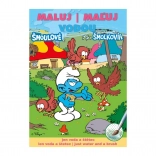 Coloriages à l’eau A5 – Les Schtroumpfs 15 × 21 cm