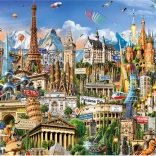 Educa Mini puzzle Symboles de l’Europe 1000 pièces