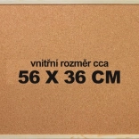 Sous-main en liège pour puzzle 56 × 36 cm avec cadre