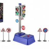 Feu de circulation pour enfants avec panneaux et effets