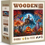 Wooden City puzzle en bois Citrouille d’Halloween, 1010 pièces
