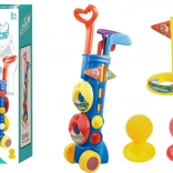 Ensemble de MINI GOLF pour enfants avec chariot et accessoires