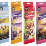 Peinture diamant fleurs, oiseaux, petit chien et Venise 30x30 cm