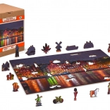 Puzzle en bois Amsterdam de Nuit