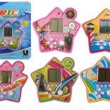 Jeu électronique de poche TETRIS en forme d’étoile – violet