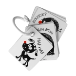 Cartes contrastées avec élément coloré pour bébés