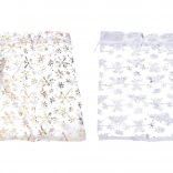 Sac cadeau Organza avec flocons 25x35 cm Noël