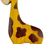 Magnet en bois girafe – grande