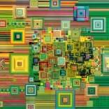 Puzzle Clé USB verte 1000 pièces