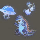 Pistolets laser avec projecteur