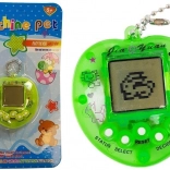 Jeu électronique TAMAGOTCHI vert avec chaîne courte