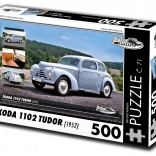 Puzzle Rétro-voitures Škoda 1102 Tudor 500 pièces