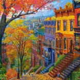 Puzzle Ville d’automne 3000 pièces