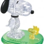 3D Crystal Puzzle Snoopy et Woodstock 41 pièces