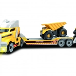 Semi-remorque à visser avec engins de chantier 62 cm avec lumières et sons