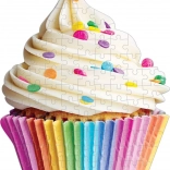 Puzzle de forme GALISON – cupcake sucré (100 pièces)