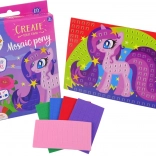 Puzzle mosaïque Poney pour enfants