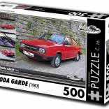 RETRO-AUTA Puzzle Škoda Garde 1983 500 pièces