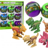 Set d’œufs de dinosaures à visser, 12 pièces, multicolore