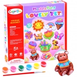 Kit créatif pour fabriquer et peindre des aimants