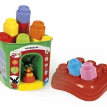 Blocs de construction souples Soft Clemmy avec couvercle et figurine BING – 15 pcs