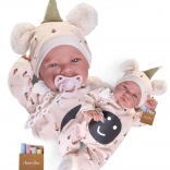 Poupée bébé réaliste Antonio Juan avec corps souple en tissu