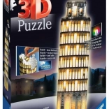 Ravensburger Puzzle 3D lumineux Édition nocturne Tour de Pise