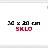 Cadre en plastique 30x20 cm blanc