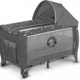 Lit parapluie pour enfants Lionelo Sven Plus gris