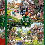 Puzzle 2×500 – Vie idyllique