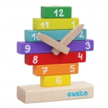 Cubika horloge avec aiguilles magnétiques – puzzle en bois 10 pièces