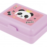 Boîte à déjeuner rose avec motif Hello Panda
