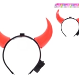 Cornes de diable lumineuses 19 cm