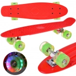 Skateboard avec roues LED pour skatepark