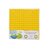 Plaque de construction Junior jaune 16x16