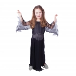 Costume enfant de sorcière noire S (emballage éco)