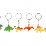 Porte-clés dinosaure en plastique 7 cm – assortiment de modèles