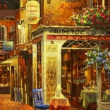 Puzzle Restaurace Auberge de Savoie 1000 pièces de Bluebird